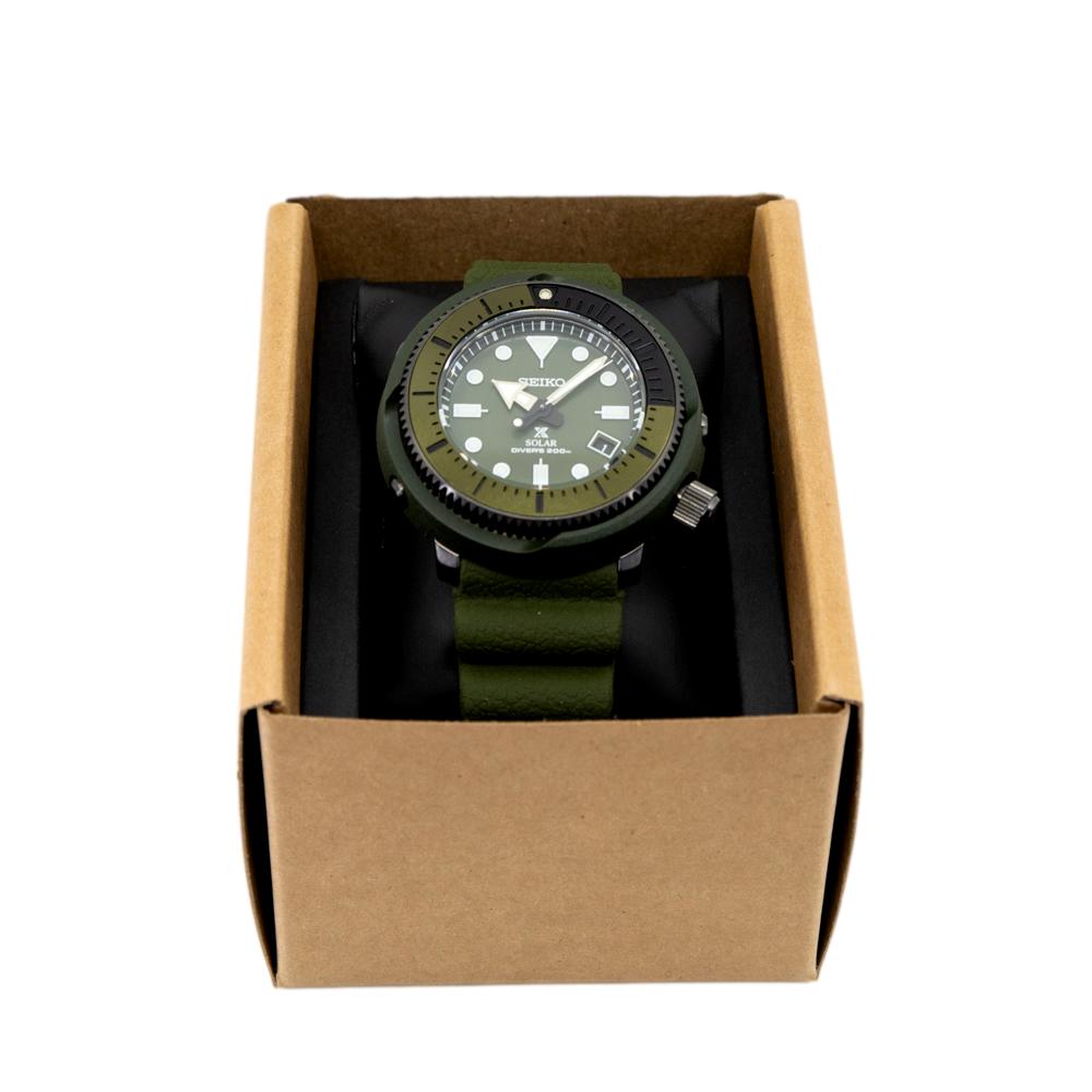 SNE535P1-Seiko Men's SNE535P1 Prospex Solar Green Dial Watch