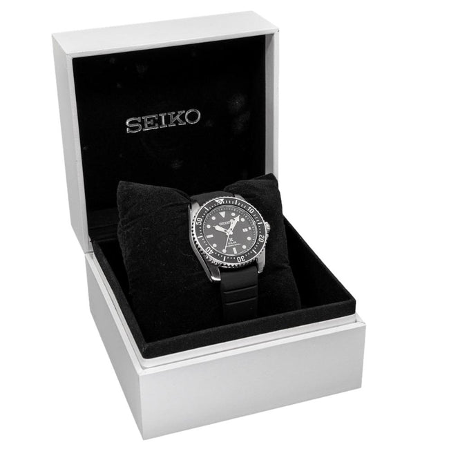 SNE573P1-Seiko Men's SNE573P1 Prospex Black Dial Watch