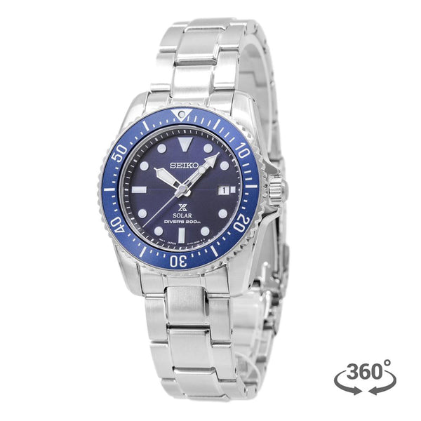 Seiko Men s SNE585P1 Prospex Blue Dial Watch
