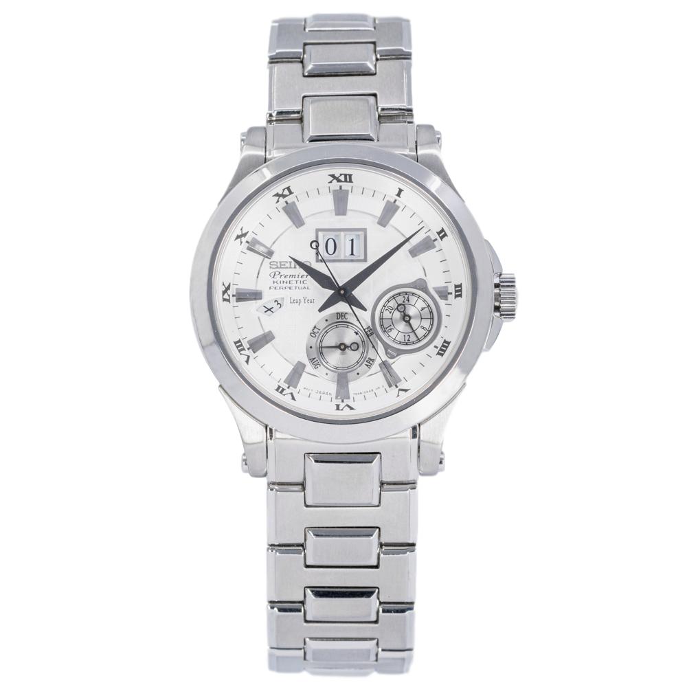 SNP001P1-Seiko Men's SNP001P1 Premier Kinetic Perpetual