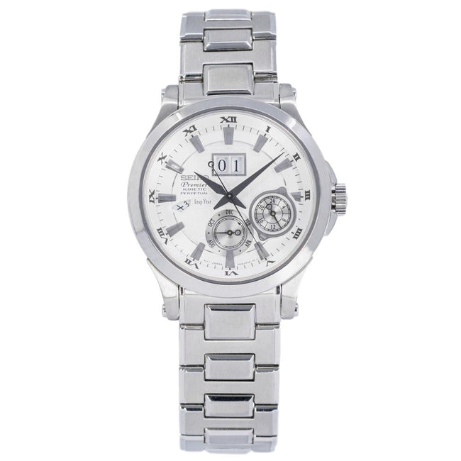 SNP001P1-Seiko Men's SNP001P1 Premier Kinetic Perpetual