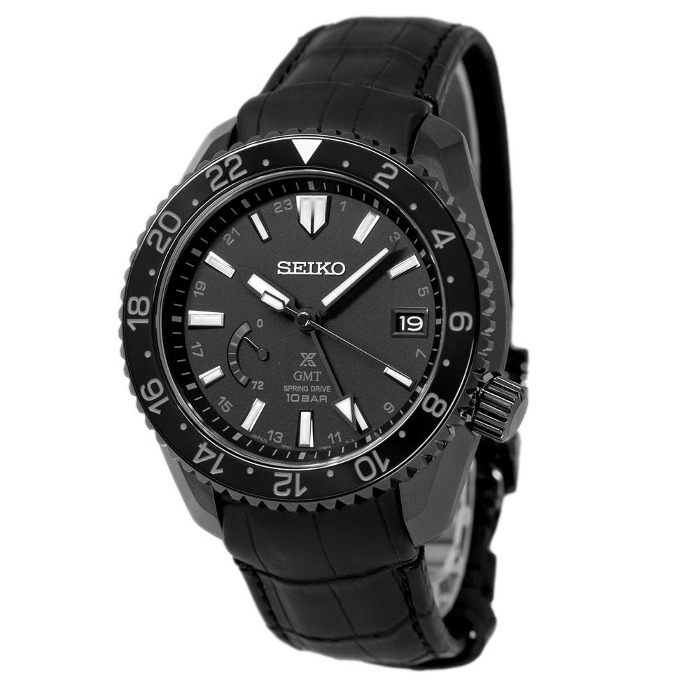 SNR035J1-Seiko Men's Prospex SNR035J1 LX GTM Black Dial Watch