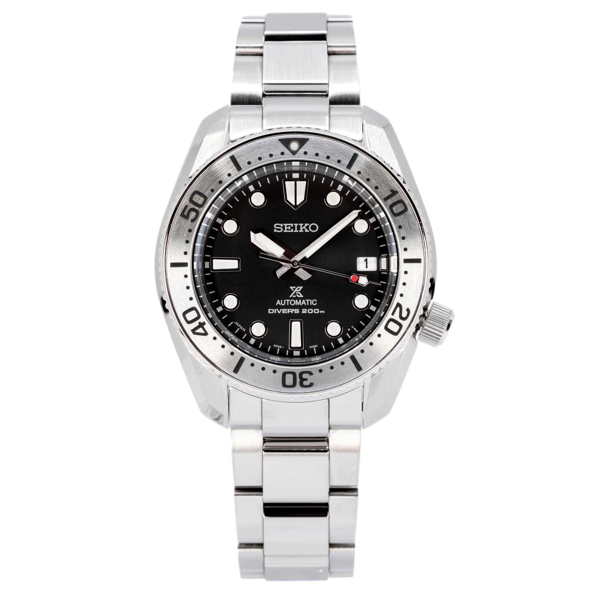 SPB185J1-Seiko Men's SPB185J1 Prospex Black Dial Watch 