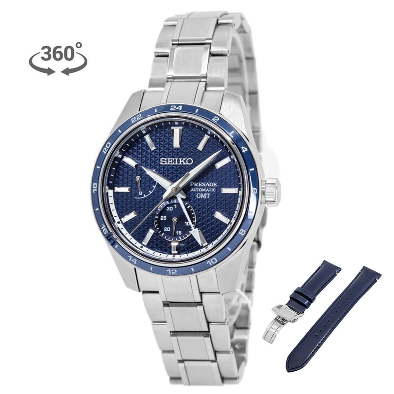 SPB303J1-Seiko Men's SPB303J1 Presage Limited Ed GMT Watch