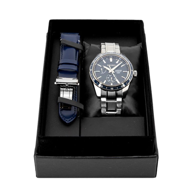 SPB303J1-Seiko Men's SPB303J1 Presage Limited Ed GMT Watch