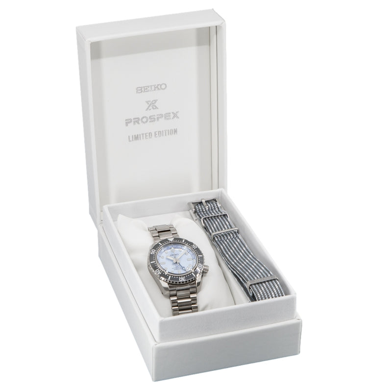 SPB385J1-Seiko SPB385J1 Prospex Glacier Blue Limited Ed GMT Auto