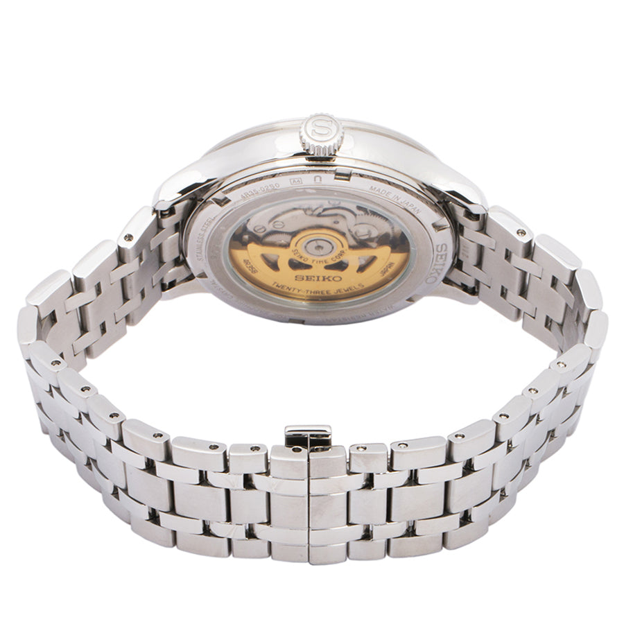 SRPD41J1-Seiko Men's SRPD41J1 Presage Blue Dial Date Display Watch