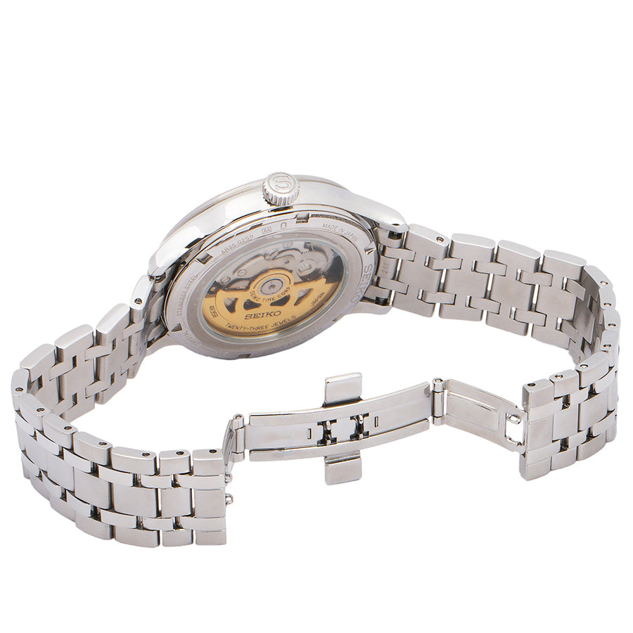 SRPD41J1-Seiko Men's SRPD41J1 Presage Blue Dial Date Display Watch