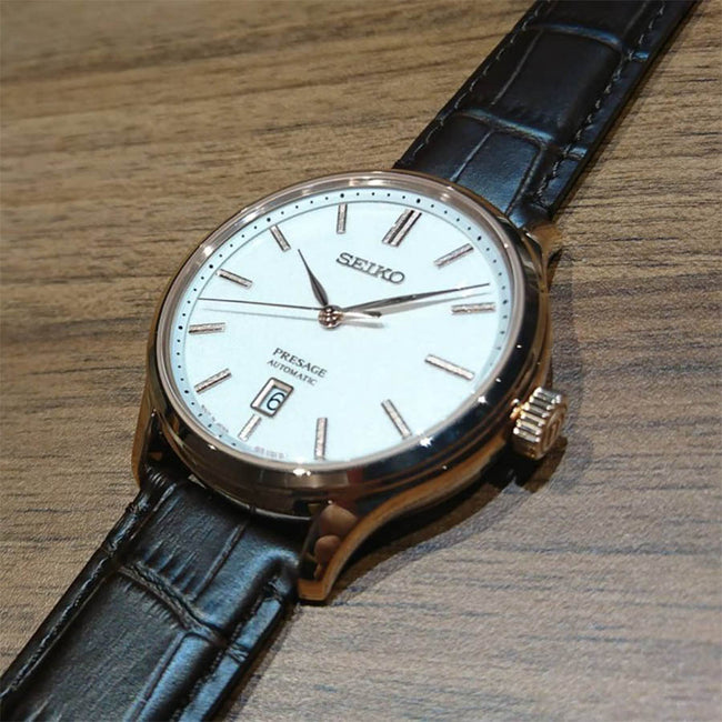 SRPD42J1-Seiko Men's SRPD42J1 Presage White Dial Auto Watch