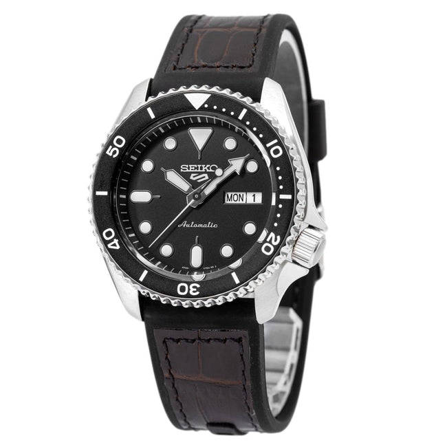 SRPD55K2-Seiko Men's SRPD55K2 Sports Black Dial Watch