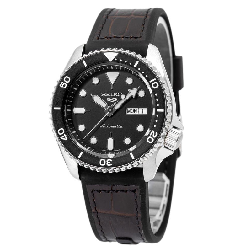SRPD55K2-Seiko Men's SRPD55K2 Sports Black Dial Watch