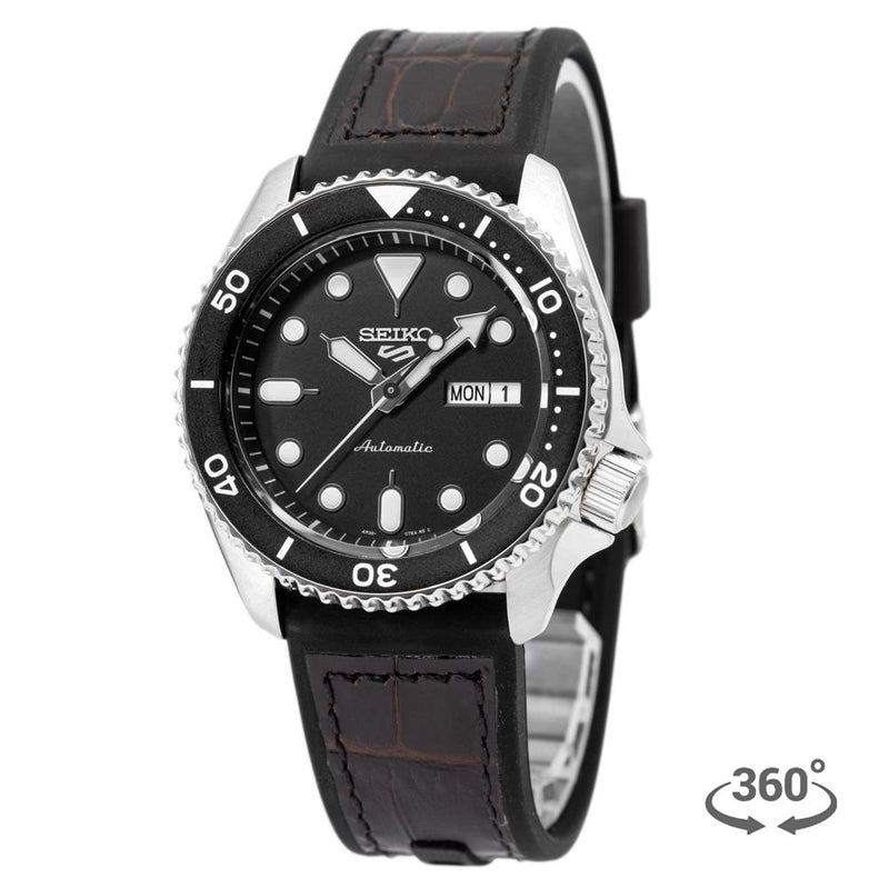 SRPD55K2-Seiko Men's SRPD55K2 Sports Black Dial Watch
