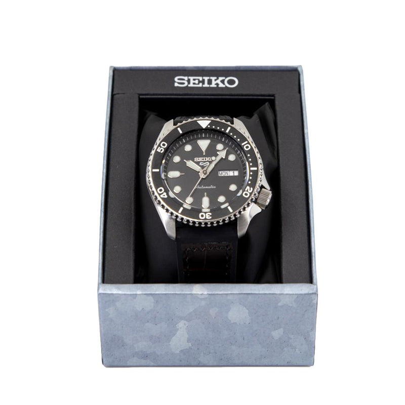 SRPD55K2-Seiko Men's SRPD55K2 Sports Black Dial Watch