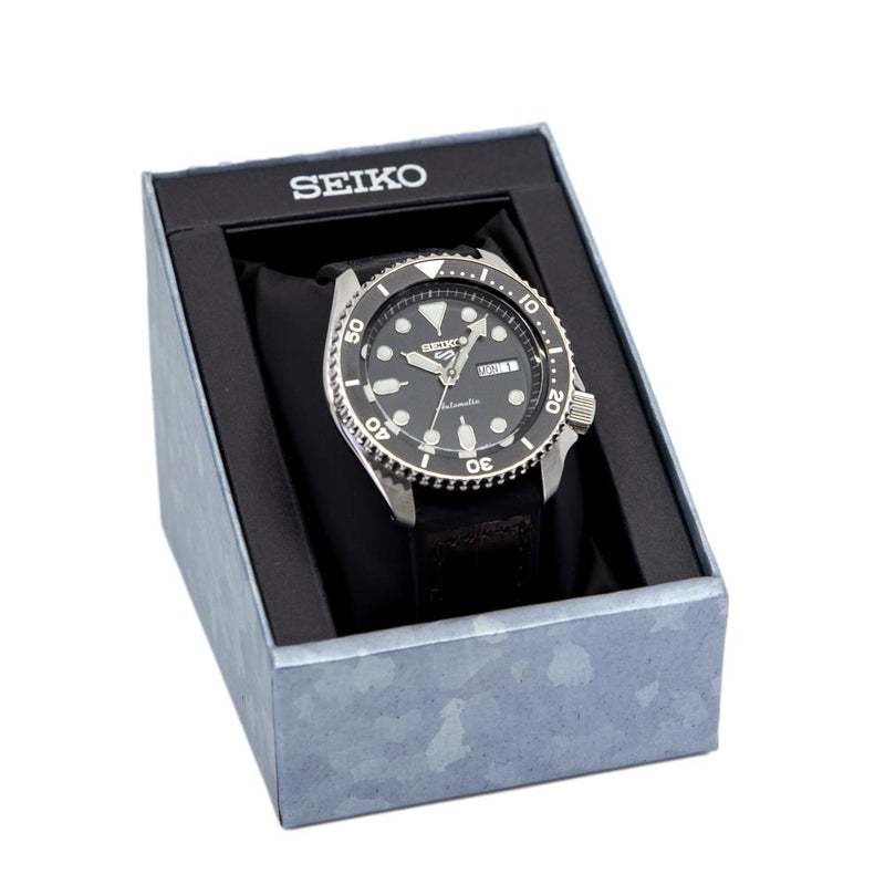 SRPD55K2-Seiko Men's SRPD55K2 Sports Black Dial Watch