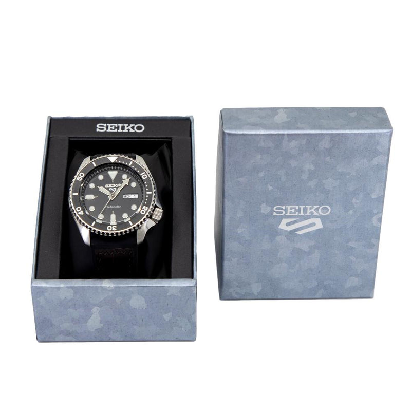 SRPD55K2-Seiko Men's SRPD55K2 Sports Black Dial Watch