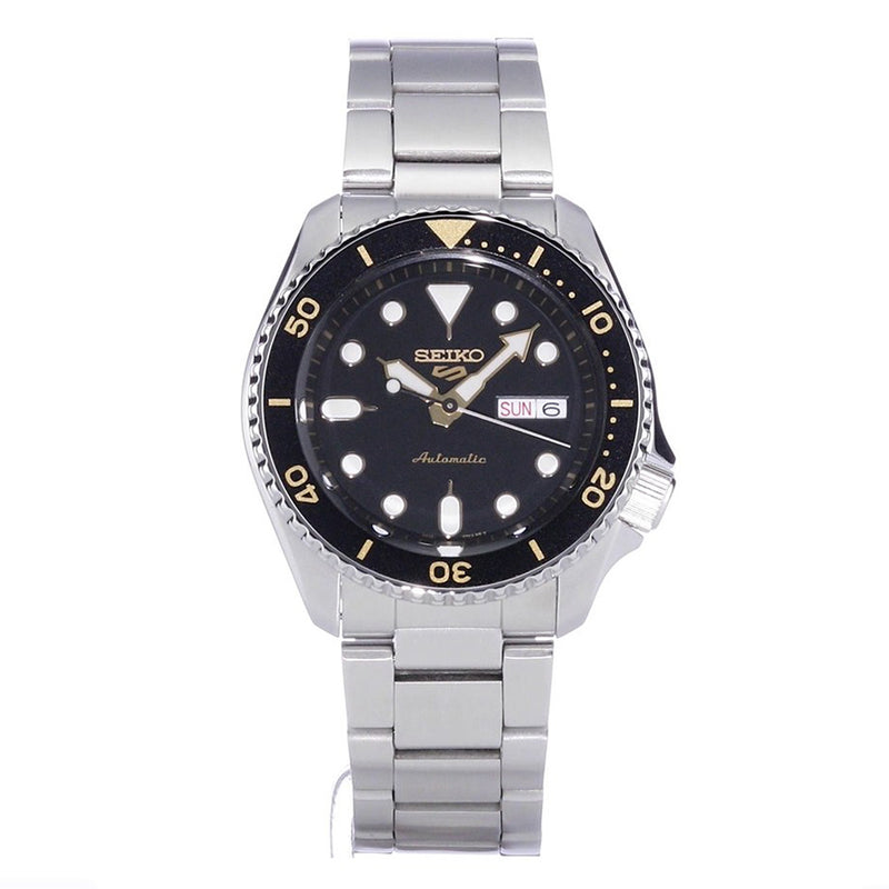 SRPD57K1-Seiko Men's SRPD57K1 5 Sports Black Dial Watch