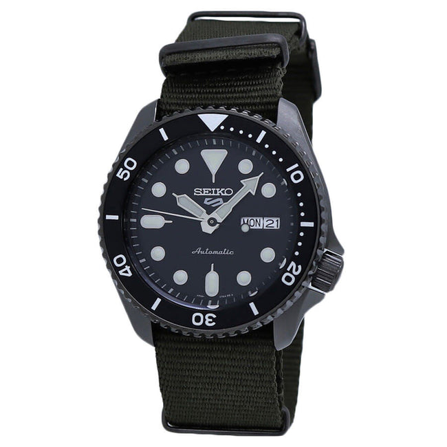 SRPD65K4 -Seiko Men's 5 Sports SRPD65K4 Black Dial Watch