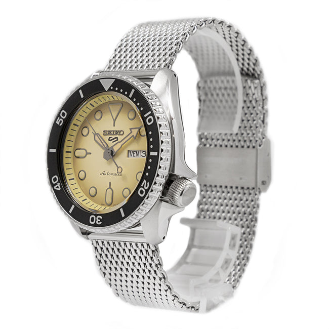 SRPD67K1-Seiko Men's SRPD67K1 5 Sports Yellow Dial Watch
