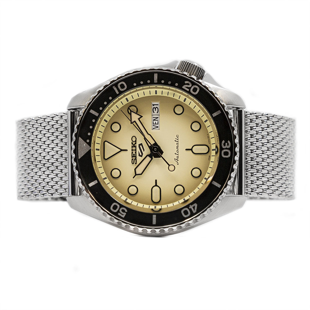SRPD67K1-Seiko Men's SRPD67K1 5 Sports Yellow Dial Watch
