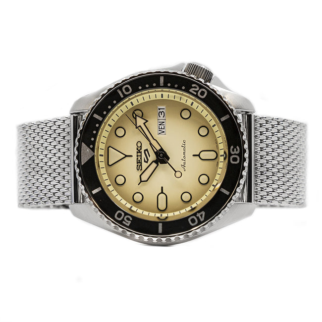 SRPD67K1-Seiko Men's SRPD67K1 5 Sports Yellow Dial Watch