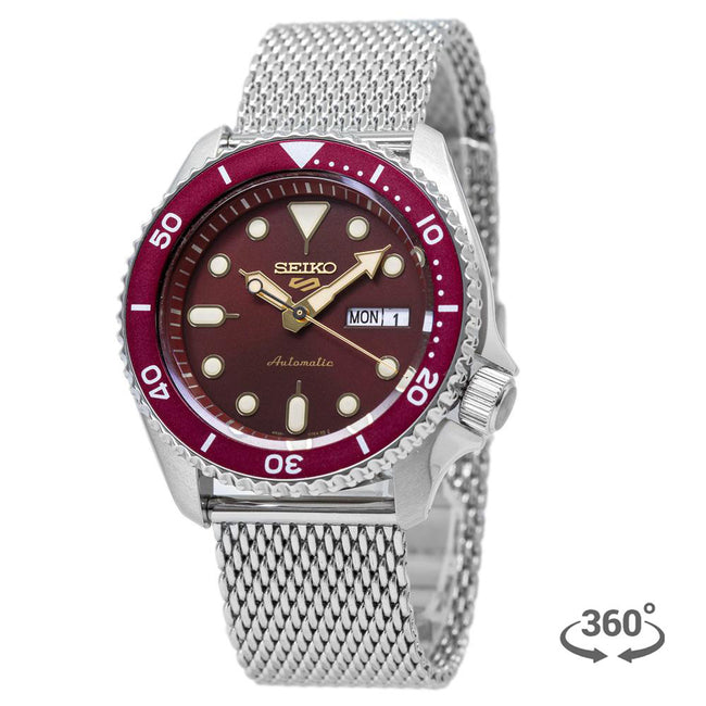 SRPD69K1-Seiko Men's SRPD69K1 Sports Red Dial Watch