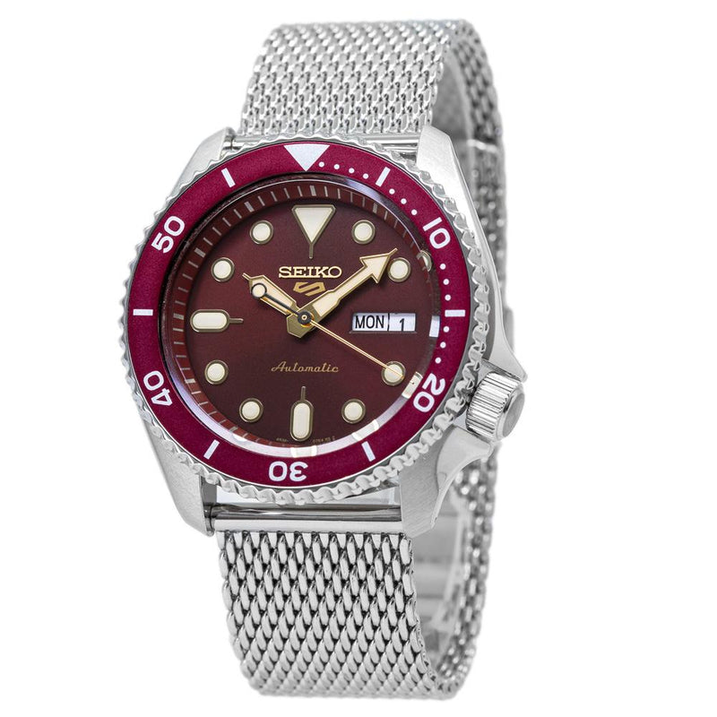 SRPD69K1-Seiko Men's SRPD69K1 Sports Red Dial Watch