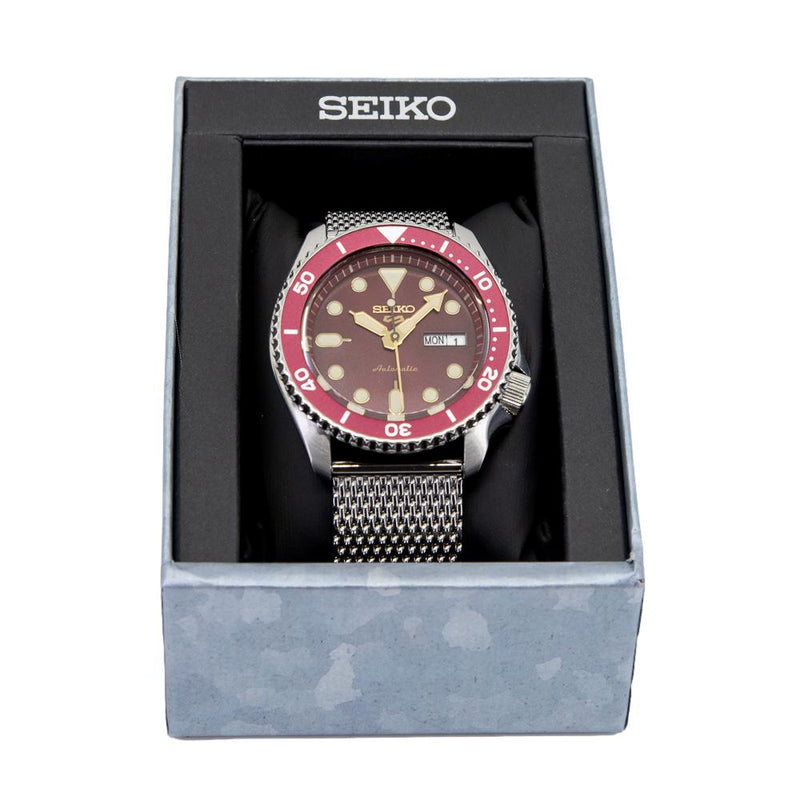 SRPD69K1-Seiko Men's SRPD69K1 Sports Red Dial Watch
