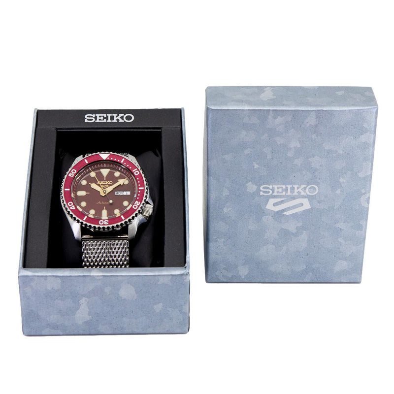SRPD69K1-Seiko Men's SRPD69K1 Sports Red Dial Watch