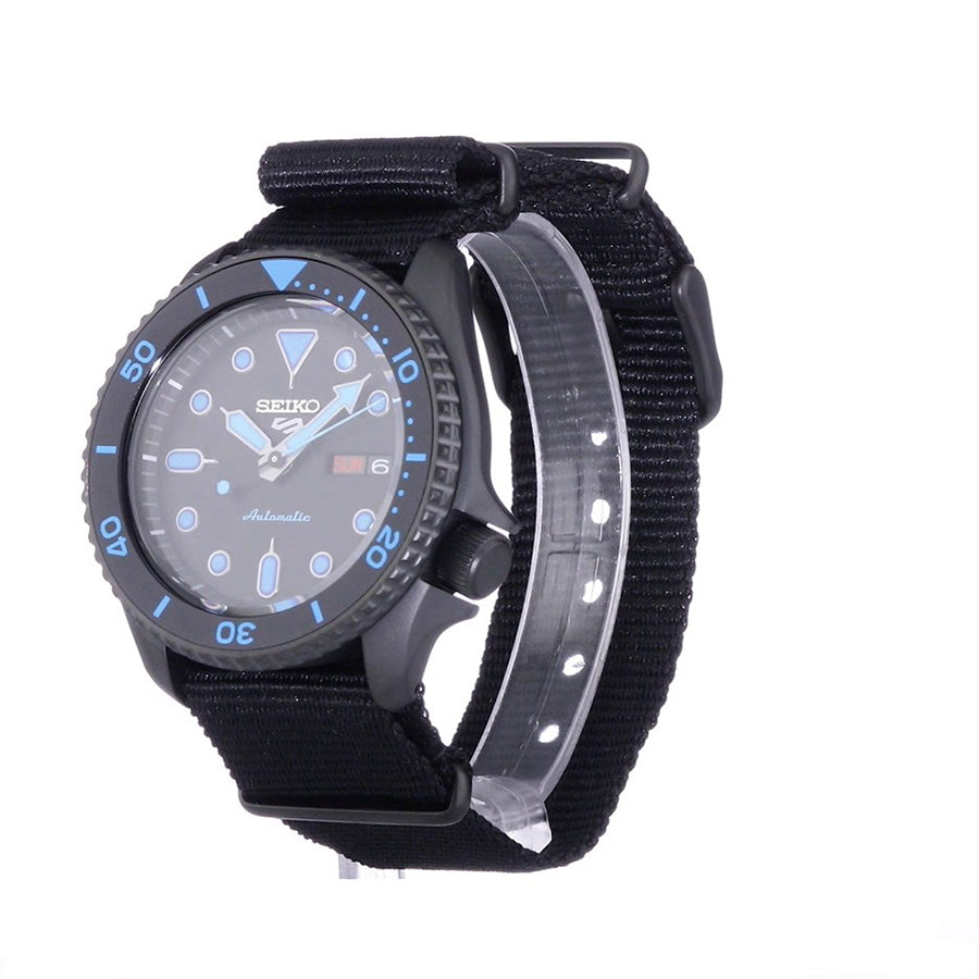 SRPD81K1-Seiko Men's SRPD81K1 5 Sports Black Dial Watch