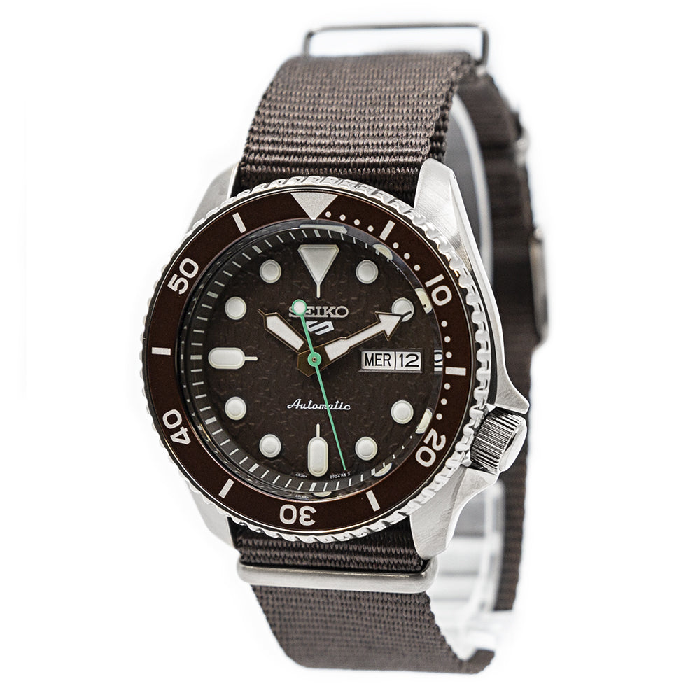 SRPD85K1-Seiko Men's SRPD85K1 Sports Brown Dial Watch