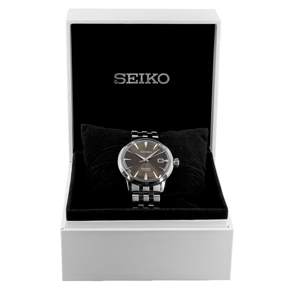 SRPE17J1-Seiko Men's SRPE17J1 Presage Brown Dial Watch