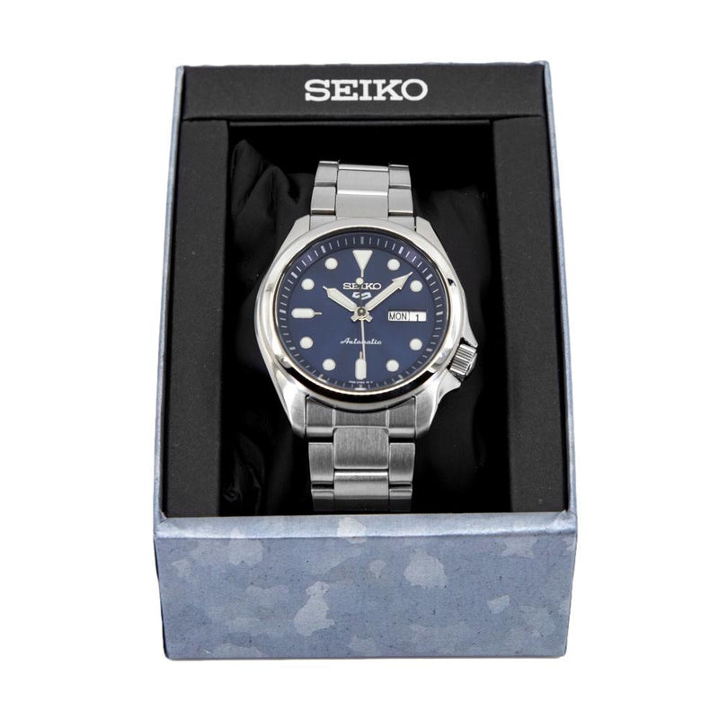Seiko Men\'s SRPE53K1 5 Blue Dial Watch