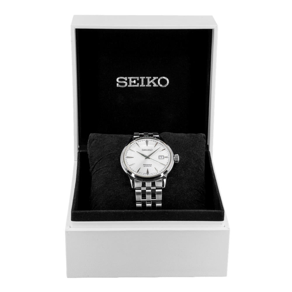 SRPG23J1-Seiko Men's SRPG23J1 Presage Silver Dial Watch