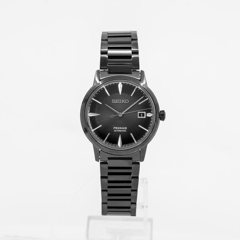 SRPJ15J1-Seiko Men's SRPJ15J1 Presage Cocktail Time Black Dial Watch