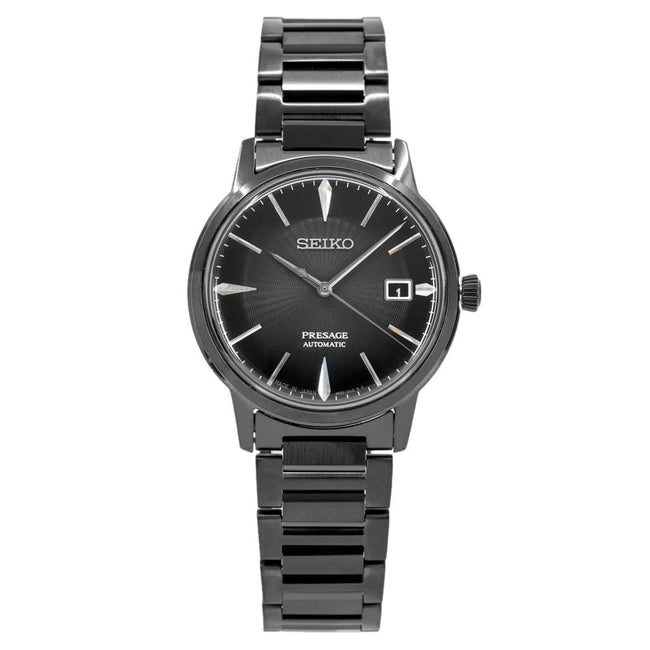 SRPJ15J1-Seiko Men's SRPJ15J1 Presage Cocktail Time Black Dial Watch