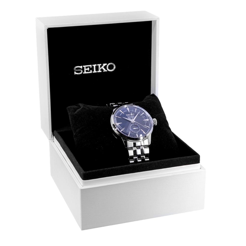SSA347J1-Seiko Men's SSA347J1 Presage Blue Dial Watch