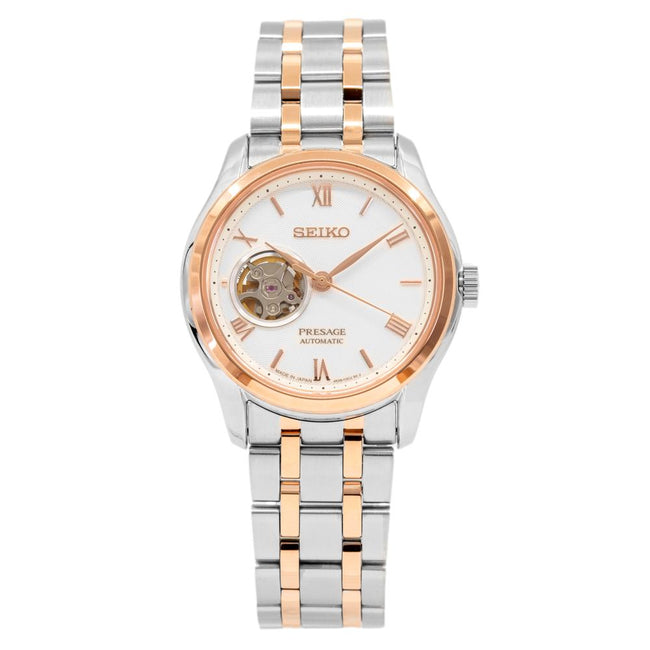 SSA412J1-Seiko Men's SSA412J1 Presage Open Hearth Rose Watch