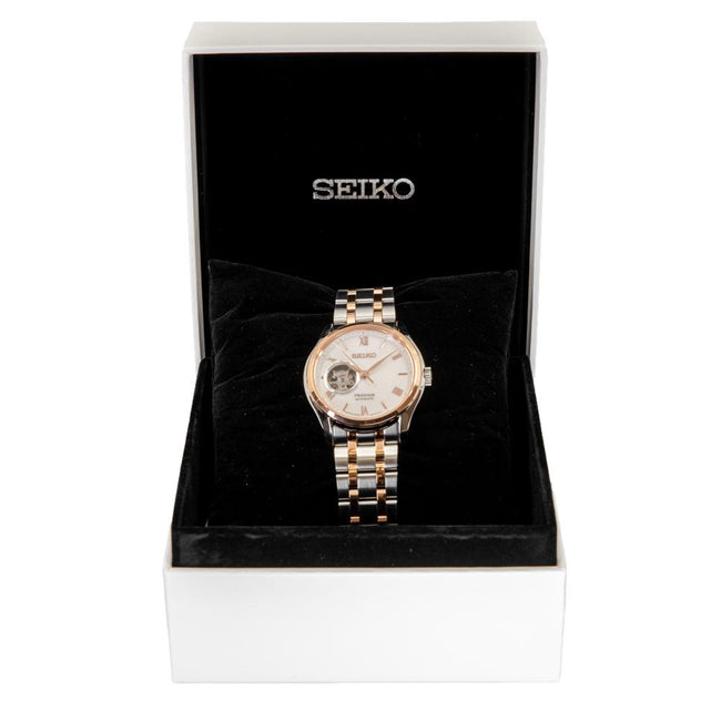SSA412J1-Seiko Men's SSA412J1 Presage Open Hearth Rose Watch