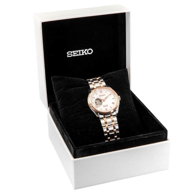 SSA412J1-Seiko Men's SSA412J1 Presage Open Hearth Rose Watch