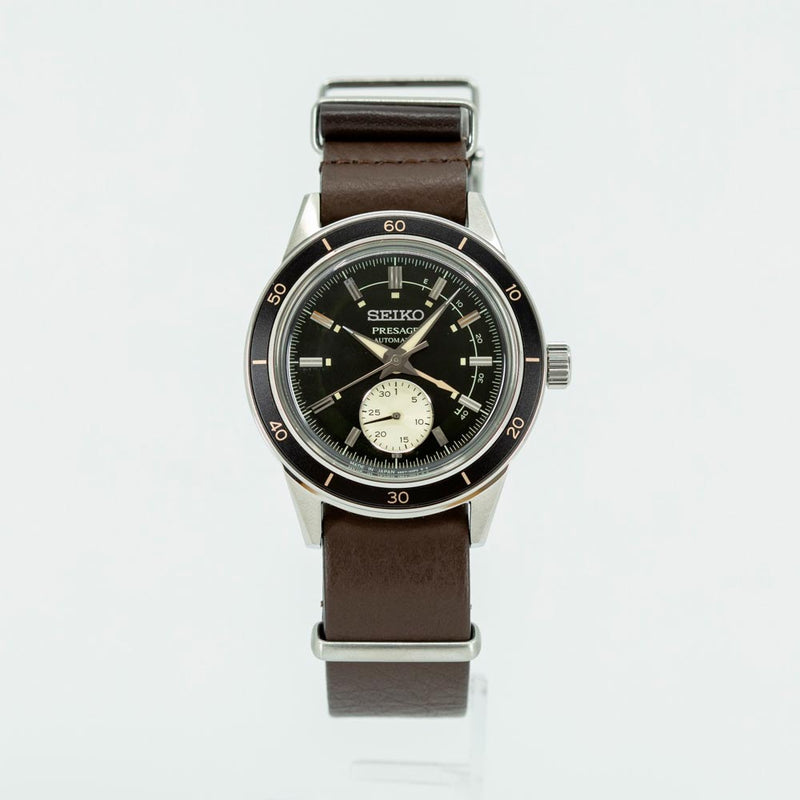 SSA451J1-Seiko Men's SSA451J1 Presage Green Dial Watch