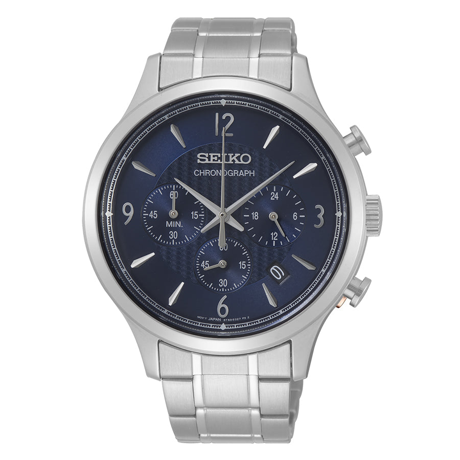 SSB339P1-Seiko Men's SSB339P1 Conceptual Chronograph Blue Dial Watch