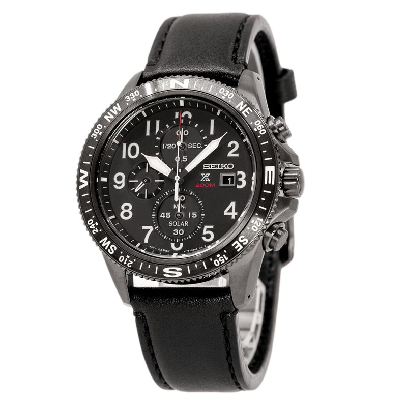 SSC707P1-Seiko Men's SSC707P1 Prospex Solar Chronograph Black Watch