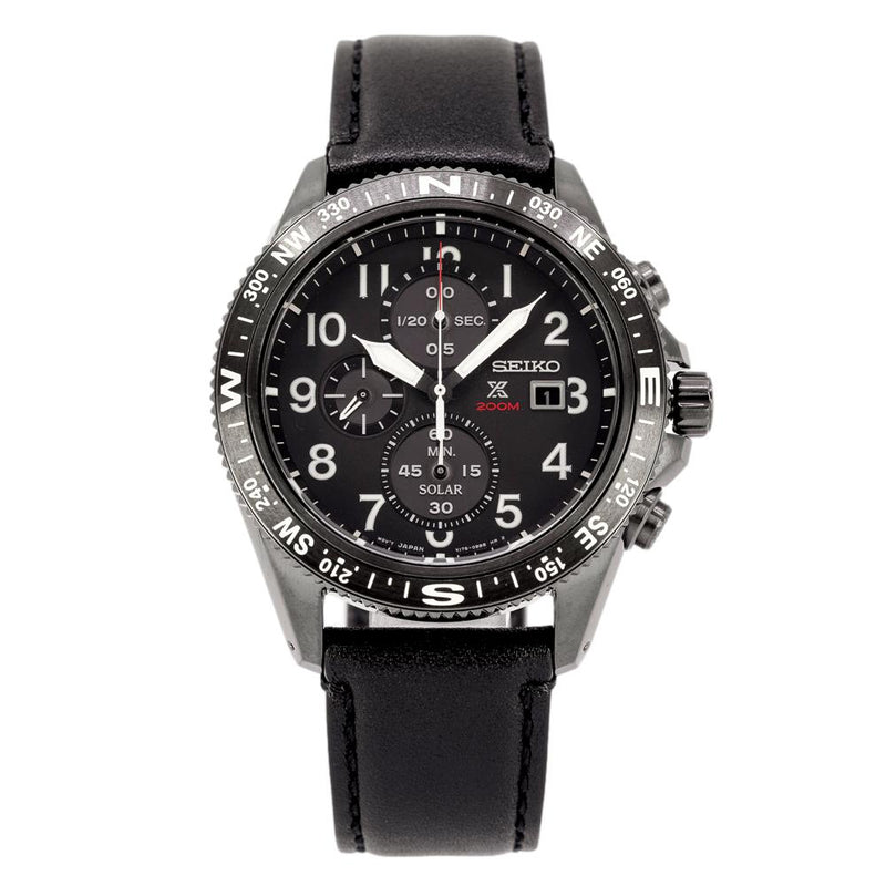 SSC707P1-Seiko Men's SSC707P1 Prospex Solar Chronograph Black Watch