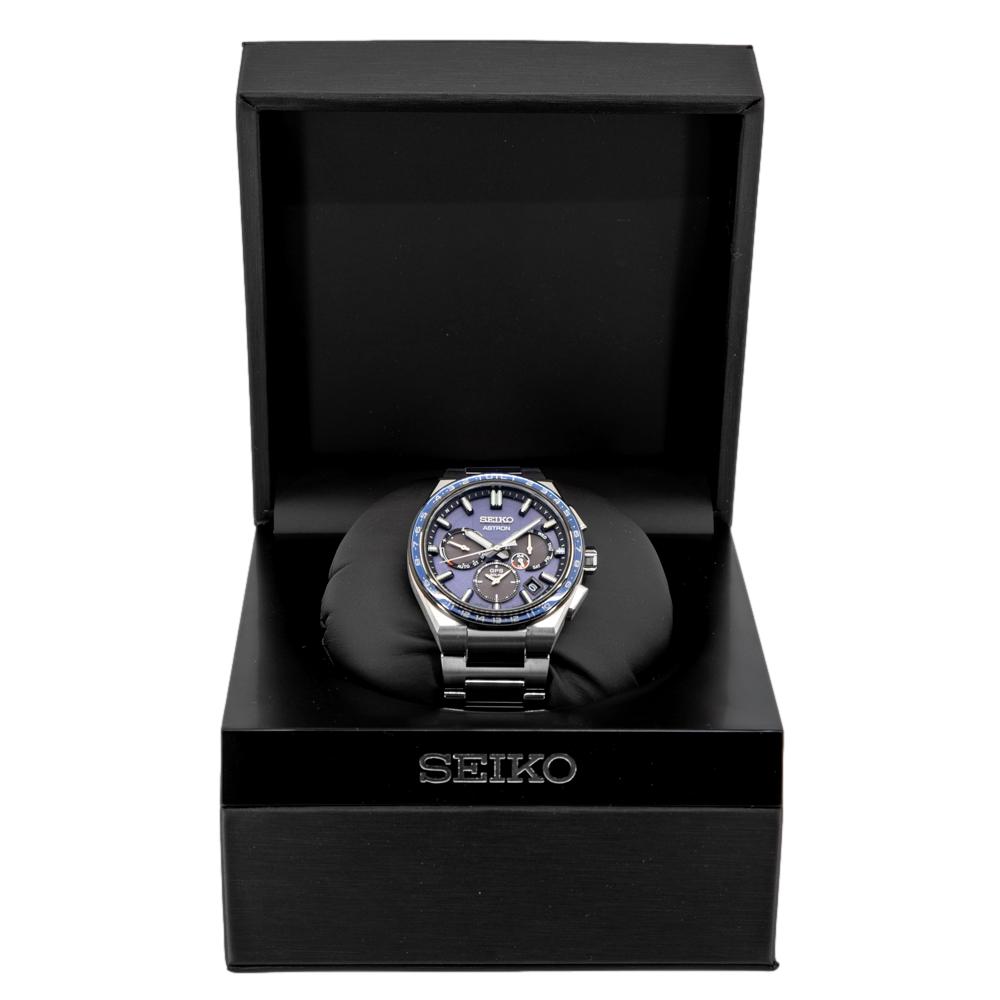 SSH109J1-Seiko Men's SSH109J1 Astron Chrono Solar Blue Dial Watch