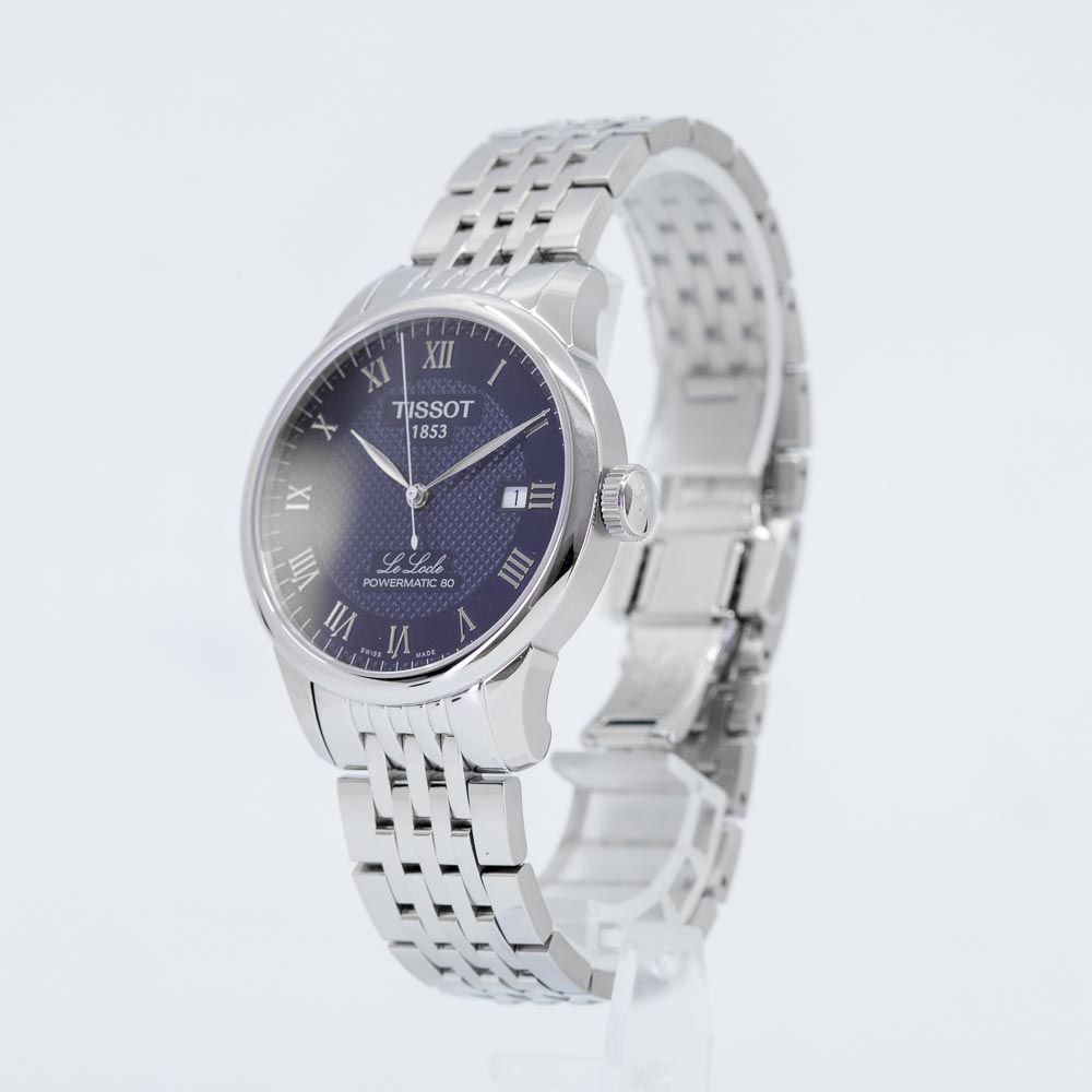 T0064071104300-Tissot Men's T006.407.11.043.00 Le Locle Blue Dial  Watch