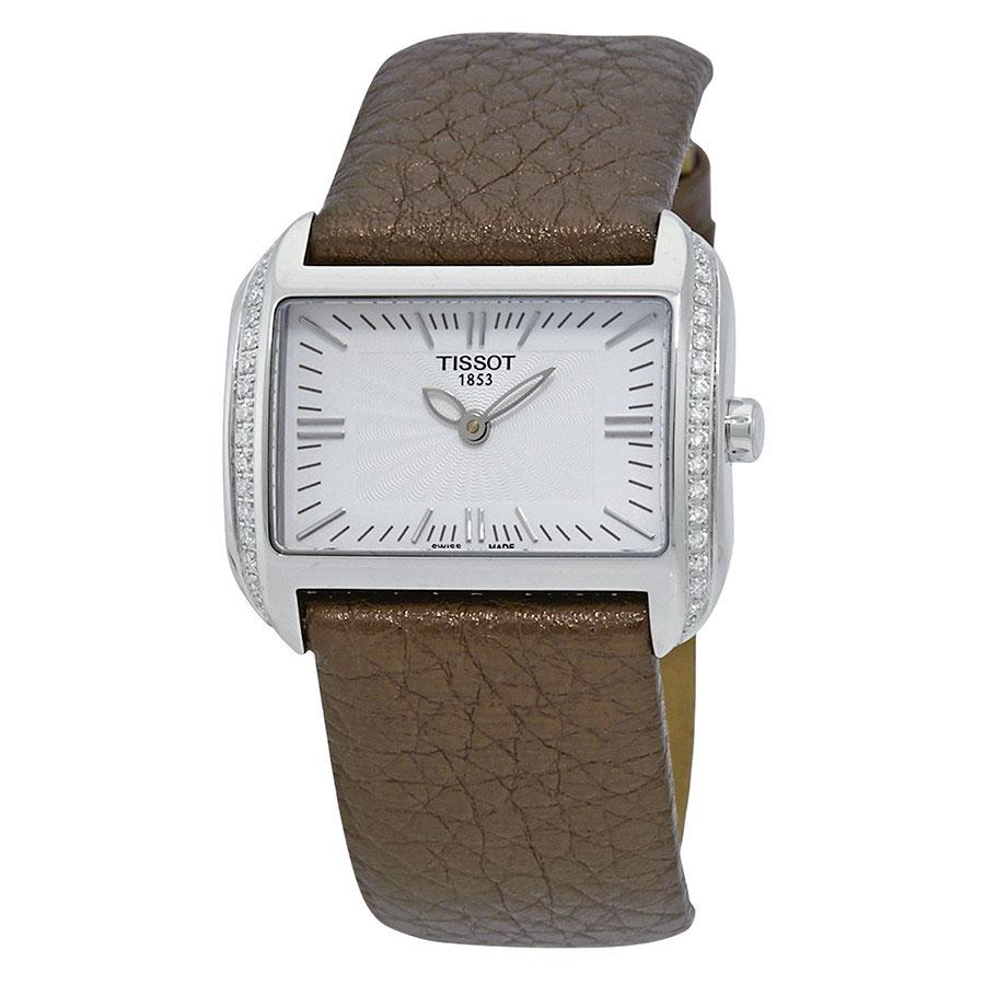 T0233091603101-Tissot Ladies T023.309.16.031.01 T-Wave Diamond Bezel Watch