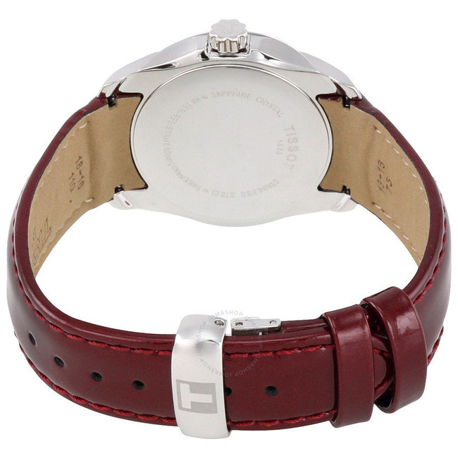 T0352101637100-Tissot Ladies T035.210.16.371.00 Couturier Red Dial Watch
