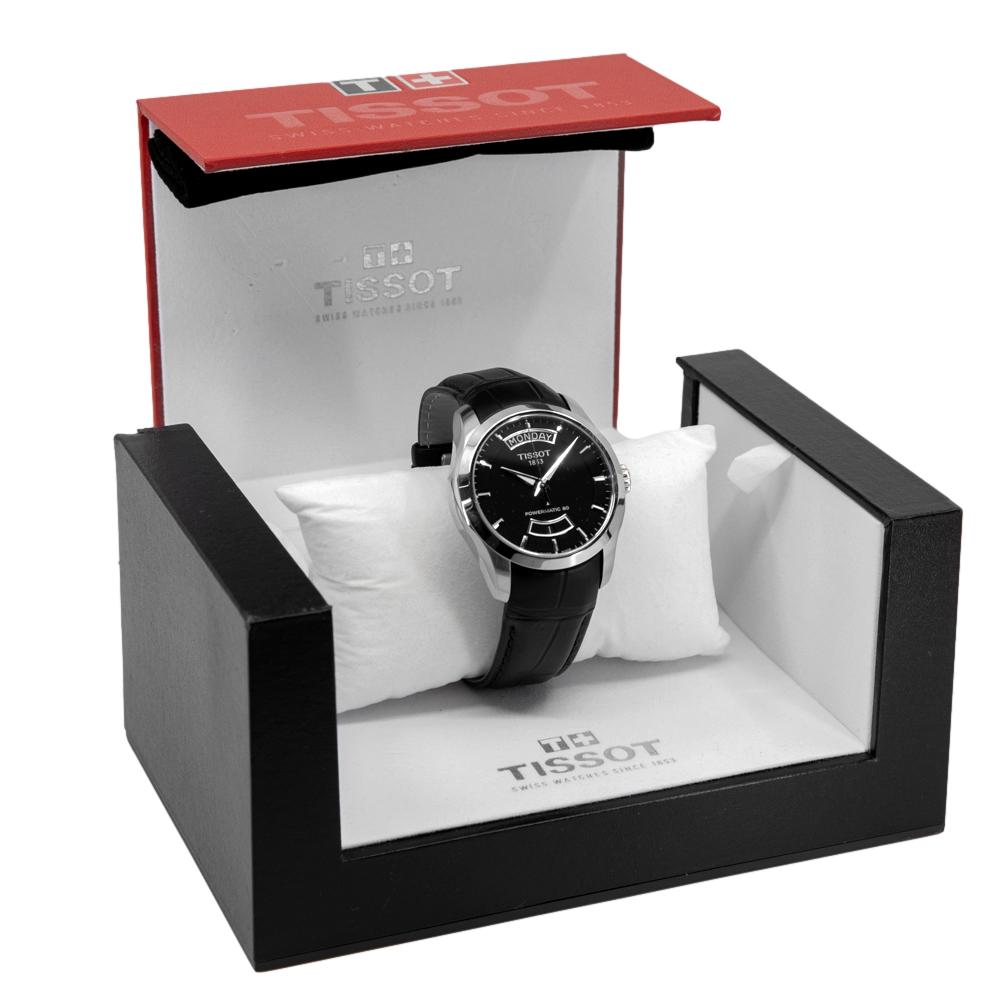 T0354071605102-Tissot T035.407.16.051.02 T-Classic Black Dial Watch