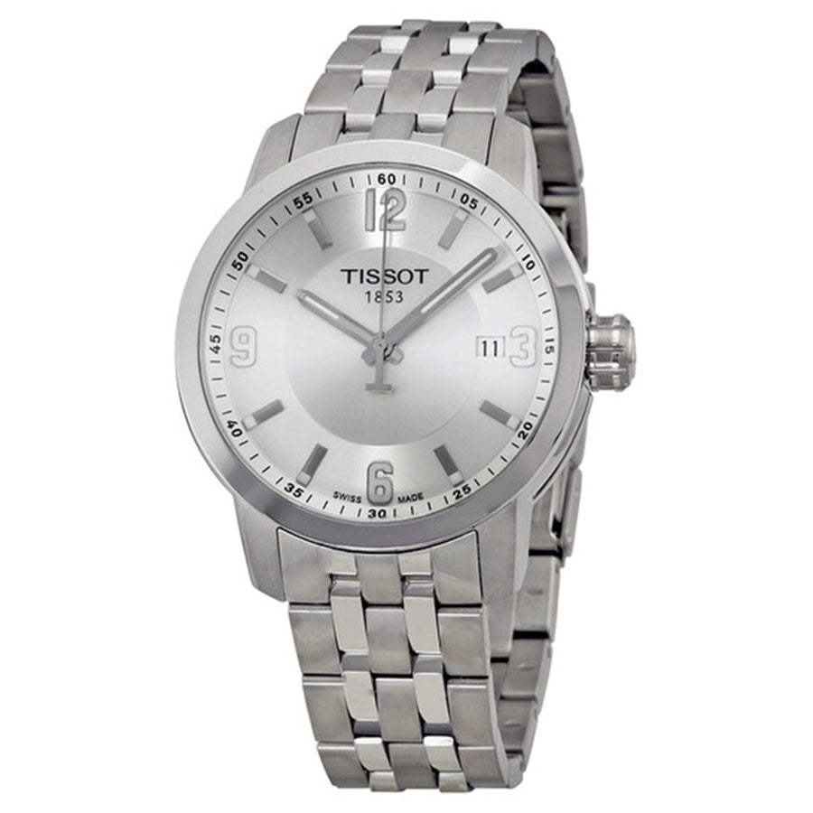 T0554101103700-Tissot T055.410.11.037.00 PRC 200 Silver Dial Sport Watch