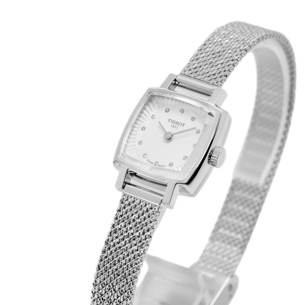 T0581091103600-Tissot Ladies T058.109.11.036.00 Lovely Square Diamond Watch